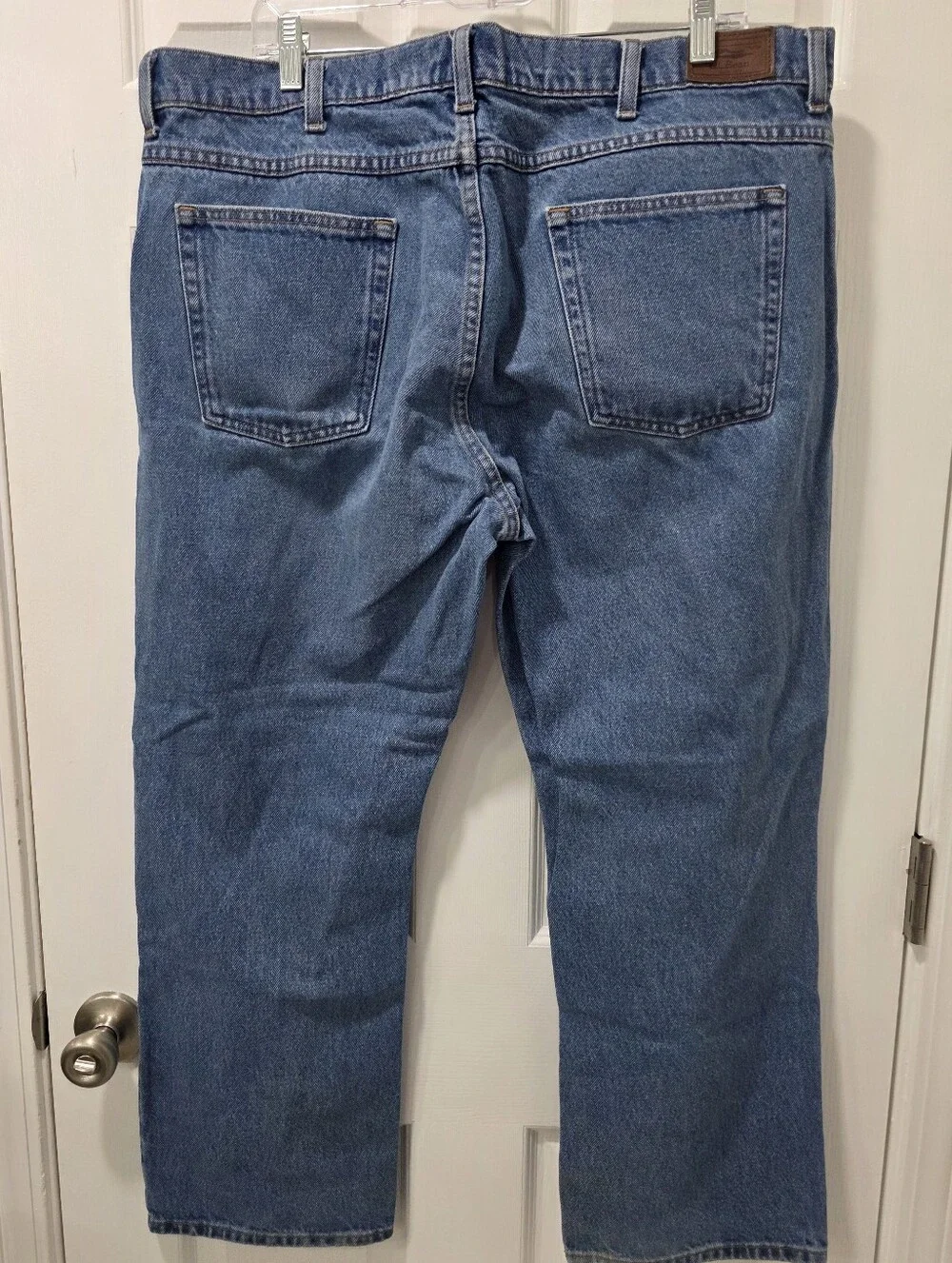 L.L. Bean Men's Double L Heavyweight Denim Straight Leg Jeans Size 40